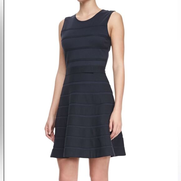 Theory Alaqua B Flared Ponte Dress - Picture 1 of 6